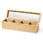 Regalos personalizados: Madera personalizada: Caja para T&eacute; e Infusiones de Bamb&uacute;