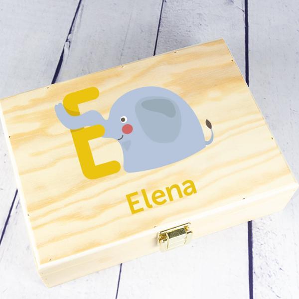 Caja personalizada 'alfabeto animal'