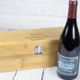 Regalos personalizados: Bebidas personalizadas: Caja sumiller Bamb&uacute; grabada con vino personalizado