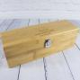 Regalos personalizados: Regalos con nombre: Caja sumiller de Bamb&uacute; grabada