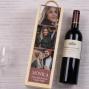 Regalos personalizados: Regalos con fotos: Caja vino personalizada con fotos y texto