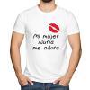 Camisetas personalizadas: Camiseta mi mujer me adora personalizada