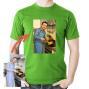 Regalos personalizados: Camisetas personalizadas: Camiseta personalizada para hombre con tu foto y filtro IA