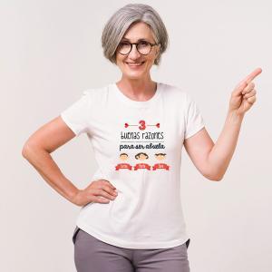 Camiseta razones para ser abuela