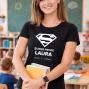 Regalos personalizados: Camisetas personalizadas: Camiseta S&uacute;per Profe personalizada para profesoras