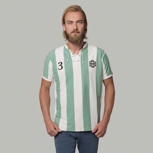 Camiseta Verdiblanco bordada
