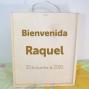 Regalos personalizados: Regalos con nombre: Canastilla para beb&eacute; personalizada