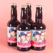 Cervezas personalizadas 'Amigas para siempre'