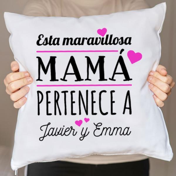 Cojín personalizado 'Maravillosa'