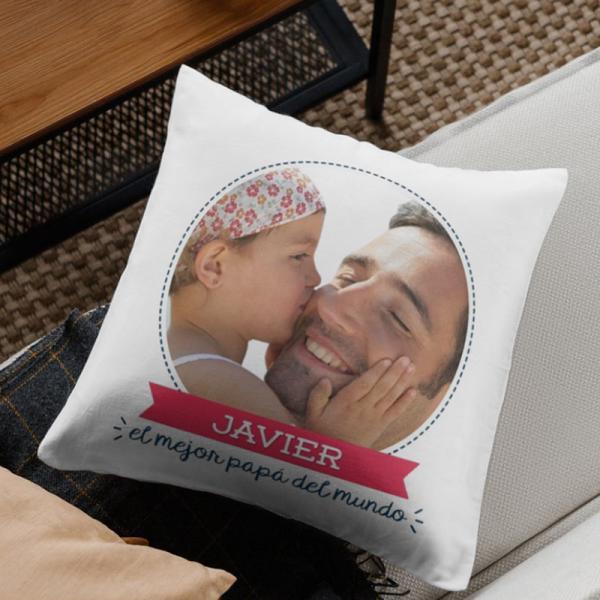 Cojín personalizado para papá