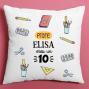 Regalos personalizados: Dise&ntilde;o y decoraci&oacute;n: Coj&iacute;n personalizado profe eres un 10