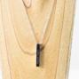 Regalos personalizados: Joyas personalizadas: Colgante barra vertical grabada