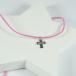 Colgante de plata cruz personalizada