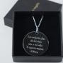 Regalos personalizados: Joyas personalizadas: Colgante de plata Mam&aacute; personalizado