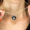 Joyas personalizadas: Colgante de plata pies de bebé personalizados