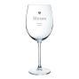 Regalos personalizados: Cristaler&iacute;a personalizada: Copa de vino grabada con coraz&oacute;n