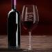 Copa de vino grabada cumpleaños