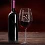 Regalos personalizados: Cristaler&iacute;a personalizada: Copa de vino para cumplea&ntilde;os grabada