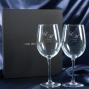 Regalos personalizados: Cristaler&iacute;a personalizada: Copas de vino grabadas con monograma