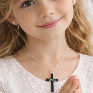 Cruz de plata personalizada