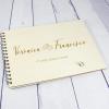 Cuadernos: Cuaderno de firmas en madera para bodas