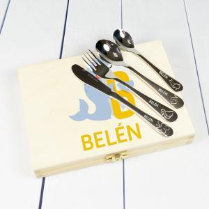 Cubiertos personalizados 'alfabeto animal'