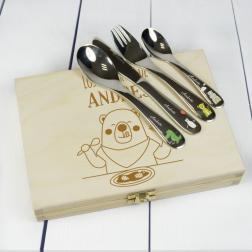 Cubiertos personalizados infantiles