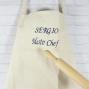 Regalos personalizados: Delantales personalizados: Delantal BIO bordado
