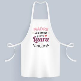 Delantal personalizado 'Como mamá ninguna'