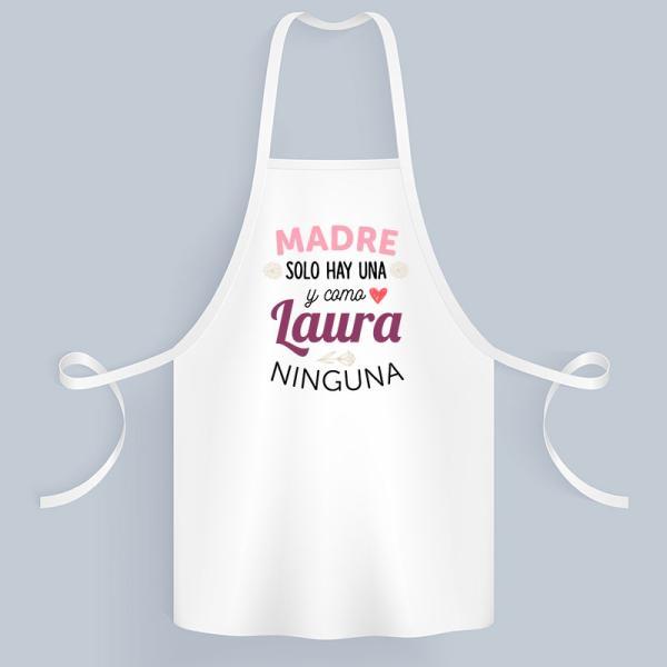 Delantal personalizado 'Como mamá ninguna'
