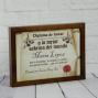 Regalos personalizados: Dise&ntilde;o y decoraci&oacute;n: Diploma pergamino a la mejor sobrina