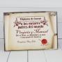 Regalos personalizados: Dise&ntilde;o y decoraci&oacute;n: Diploma pergamino a los mejores padres del mundo