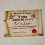 Regalos personalizados: Dise&ntilde;o y decoraci&oacute;n: Diploma pergamino al mejor abuelo