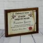 Regalos personalizados: Dise&ntilde;o y decoraci&oacute;n: Diploma pergamino al mejor amigo