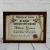 Diseño y decoración: Diploma pergamino al mejor sobrino