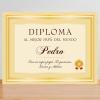 Diseño y decoración: Diploma personalizado