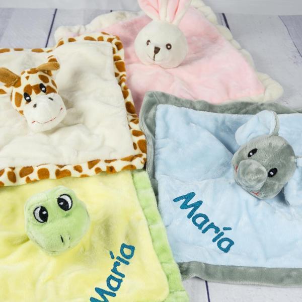Doudou animales bordado