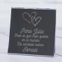 Regalos personalizados: Regalos con nombre: Espejo grabado corazones