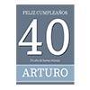 Etiqueta 40 cumpleaños