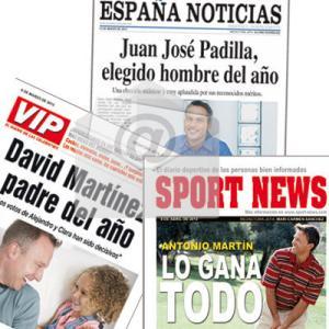 Falsa portada DIGITAL de periódico para él