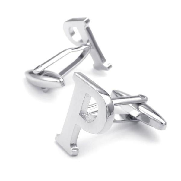Gemelos de su inicial para hombre