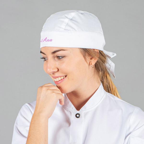 Gorro de cocinero BIO bordado