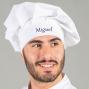 Regalos personalizados: Regalos bordados: Gorro de cocinero bordado de algod&oacute;n org&aacute;nico