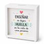 Regalos personalizados: Hucha de madera para Profe 'Ense&ntilde;ar': Hucha de madera para Profe 'Ense&ntilde;ar'
