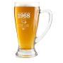 Regalos personalizados: Cristaler&iacute;a personalizada: Jarra de cerveza Baviera del a&ntilde;o de nacimiento