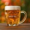 Cristalería personalizada: Jarra de cerveza con nombre grabado