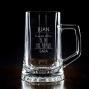 Regalos personalizados: Cristaler&iacute;a personalizada: Jarra de cerveza divertida para d&iacute;a del padre