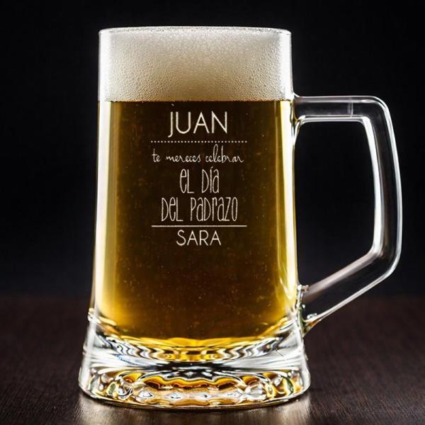 Jarra de cerveza divertida para día del padre