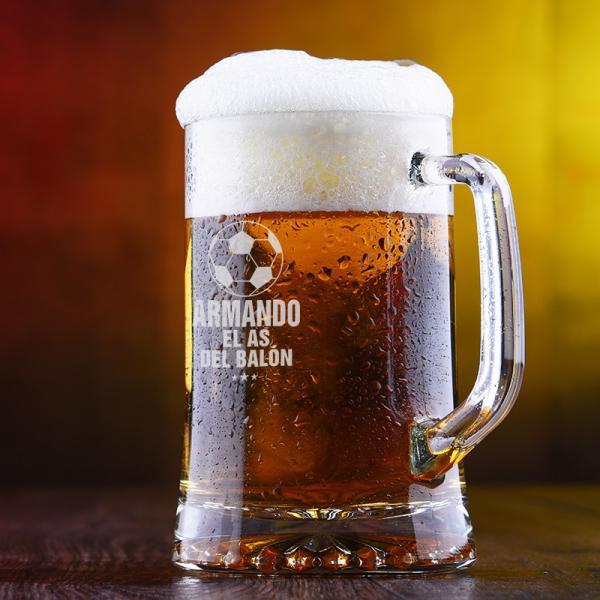Jarra de cerveza 'El as del balón'