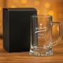 Regalos personalizados: Cristaler&iacute;a personalizada: Jarra de cerveza para padrino personalizada